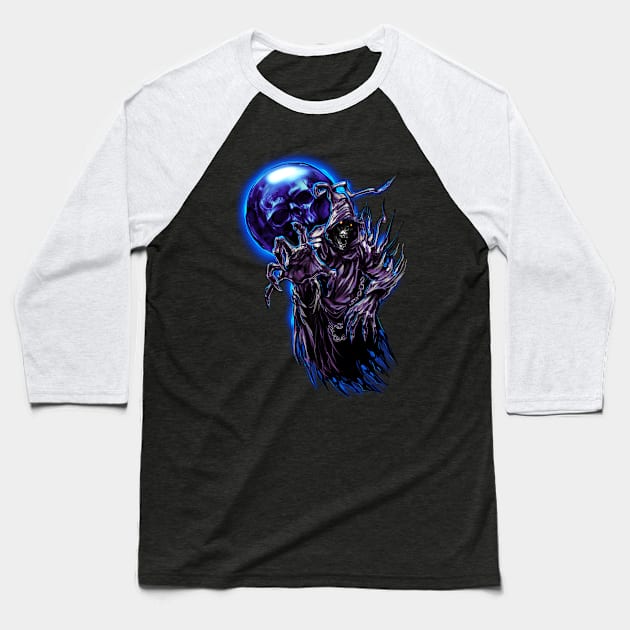 Reapers Moon Baseball T-Shirt by Shawnsonart